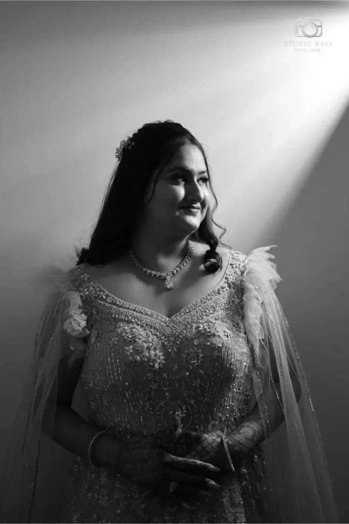 bride in sagan ceremony shoot